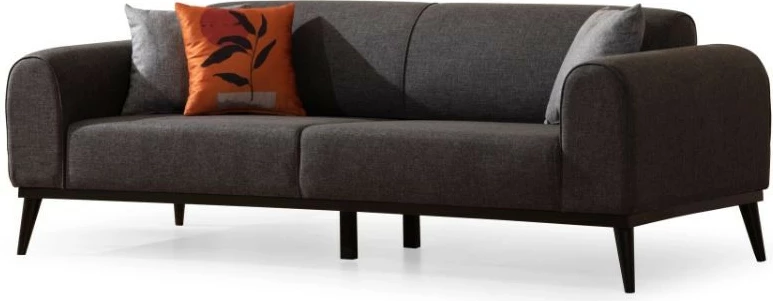 Divan-krevat treshe, ngjyrë antracit, Atelier del Sofa, Kapri
