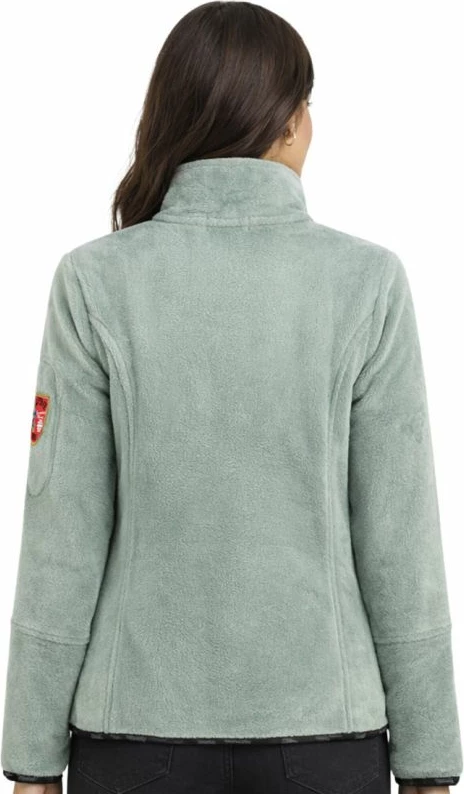 Xhemper fleece për femra Geographical Norway Tisaline Almond Green Db Lady, jeshile