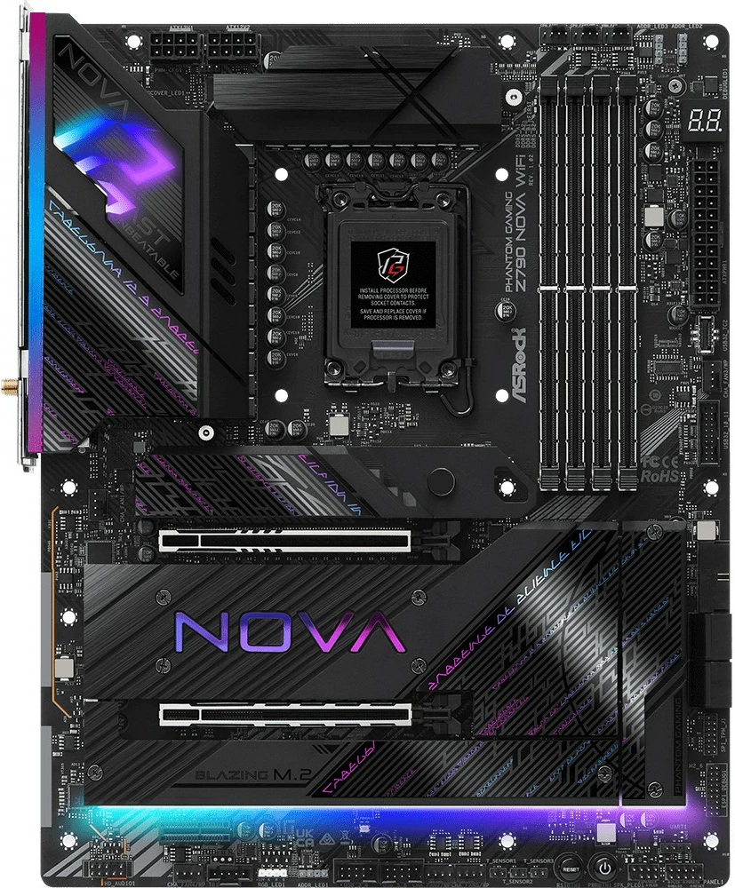 Pllakë amë ASRock Z790 Nova WiFi, Intel, LGA 1700, DDR5, 192 GB