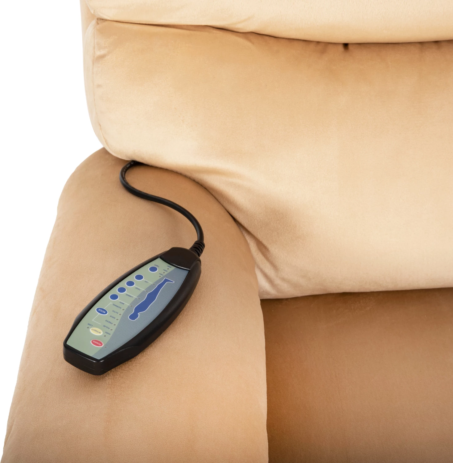 Karrige masazhi ecru, FH9784.05, kadife ecru, 80x93x100 cm