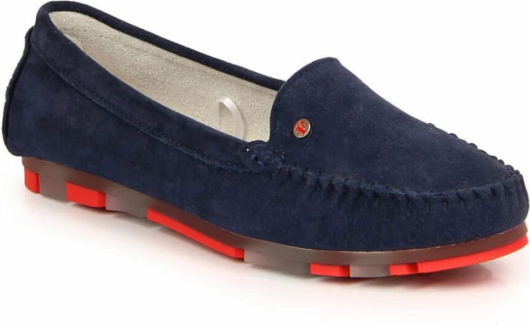 Atlete prej lëkure suede Filippo për femra, blu marine