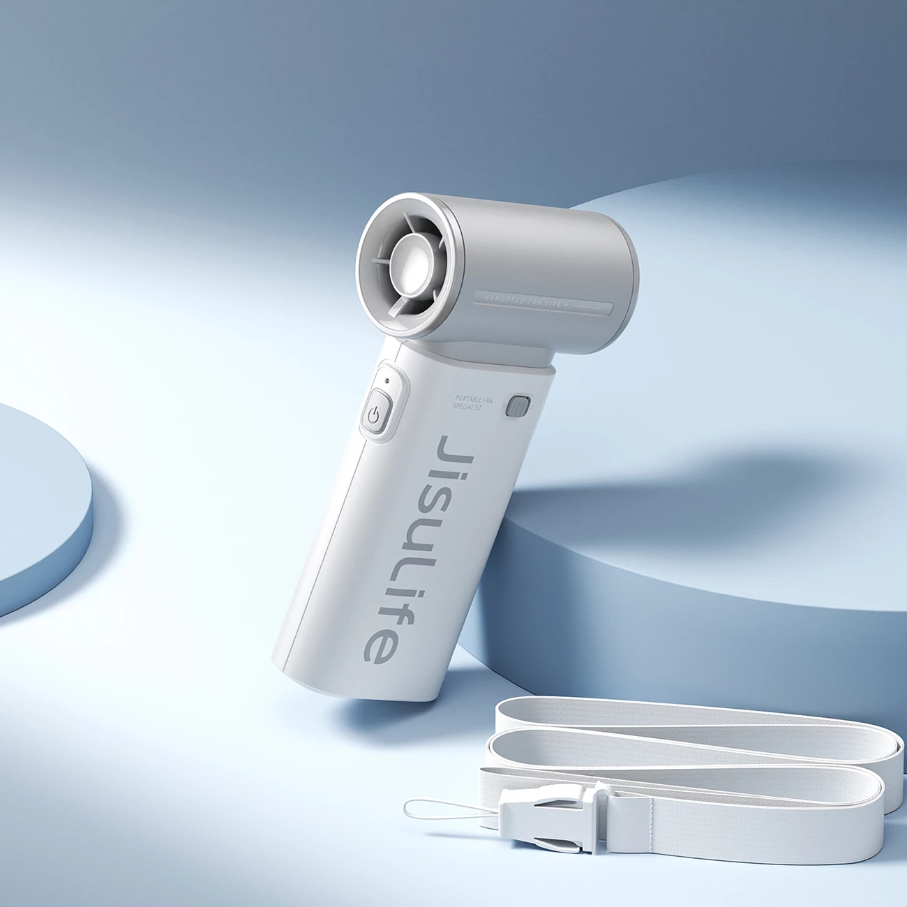 Ventilator dore Jisulife Life9, 5000mAh, USB-C, Gri