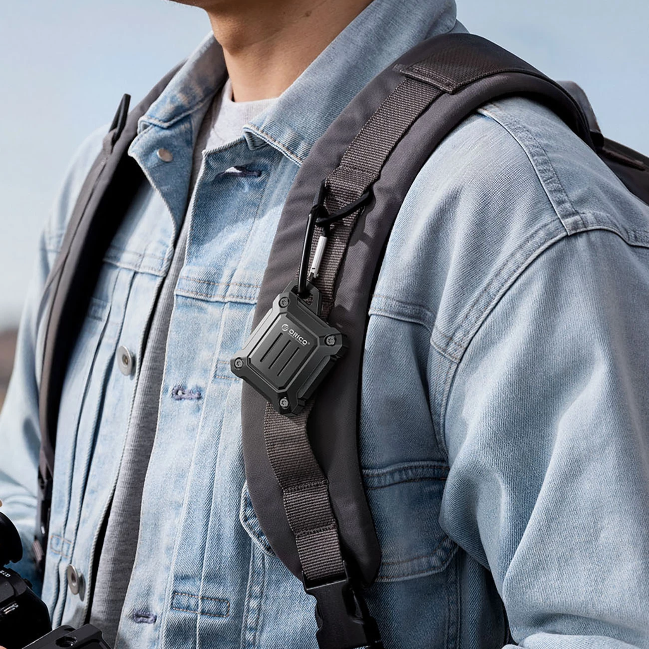 Kasë Orico XAM2 për SSD M.2 2230, USB-C 3.2, e përforcuar, e zezë