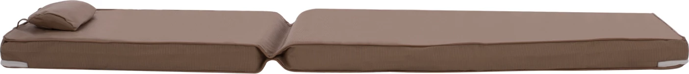 Jastëk për shezlong, Textilene, 600gr, Sifnos, moka, FH11236.04T, 196(117+1+78)x58x9 cm