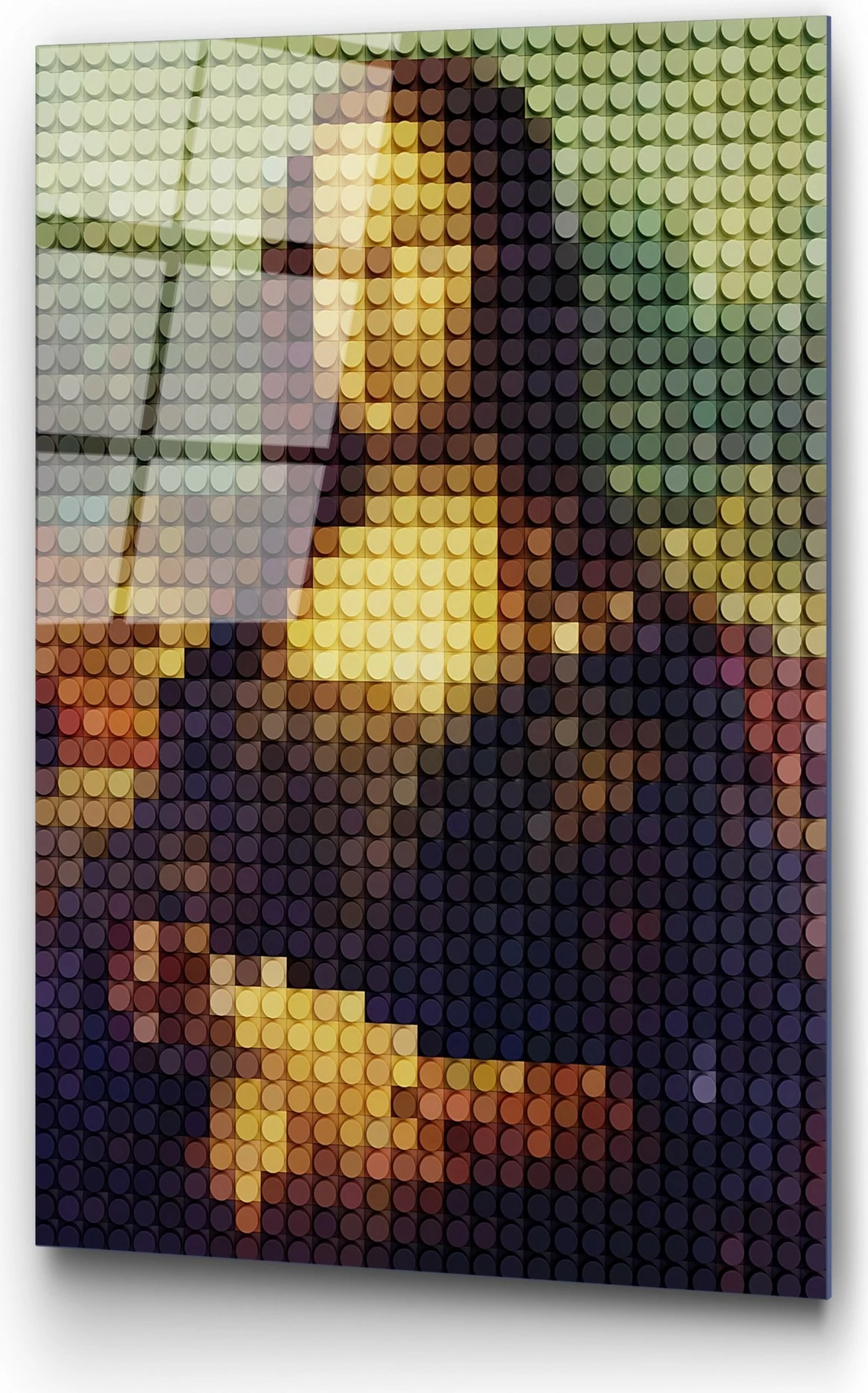 Pikturë dekorative prej xhami të temperuar, shumëngjyrëshe, Wallity UV-137, 70x100cm