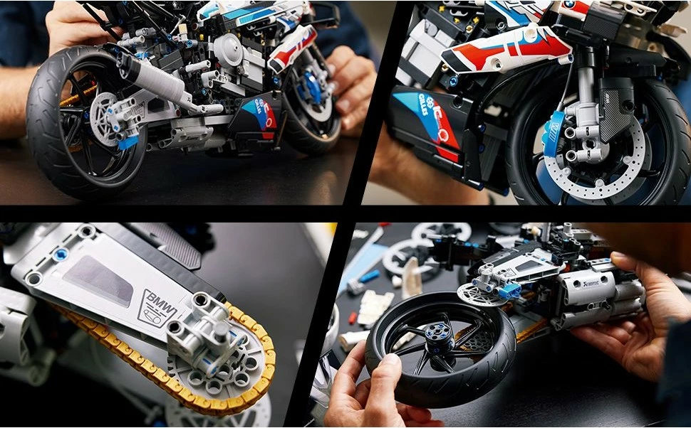 Set ndërtimi LEGO Technic BMW M 1000 RR, 1921 pjesë, shumëngjyrësh