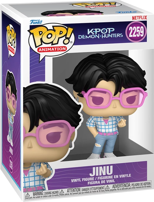 Figurinë koleksionuese Funko Pop! Animation Funko KPOP Demon Hunters Jinu (me shans CHASE)