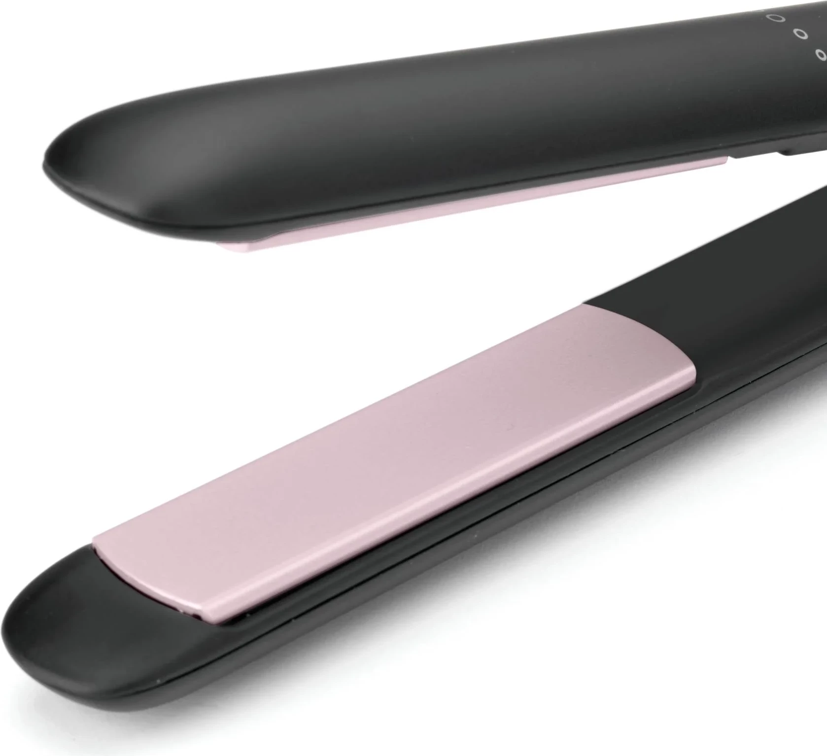 Drejtues flokësh, BaByliss ST241E, 25mm, 200-230°C, veshje qeramike, ekran LED, fikje automatike, çantë termoizoluese, e zezë