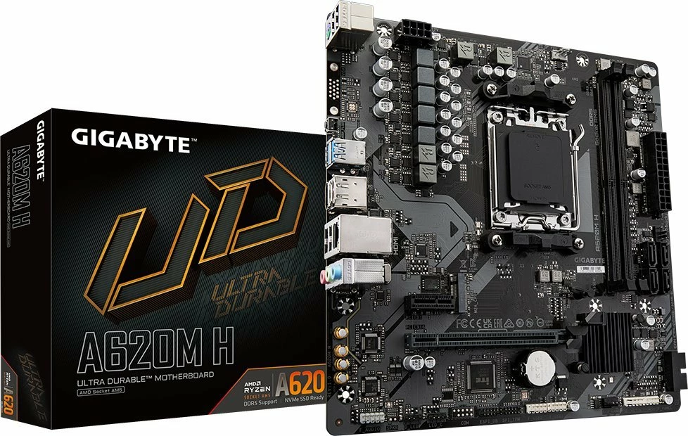 Pllakë amë Gigabyte A620M H Micro ATX DDR5