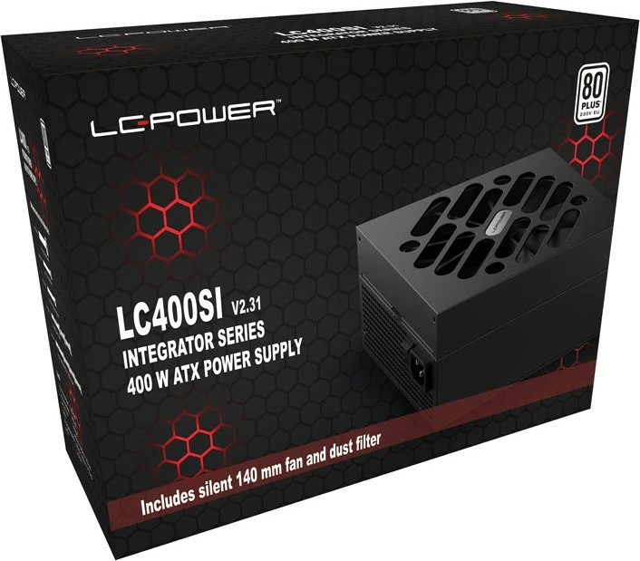 Furnizues energjie LC-Power LC400SI V2.31, 400W, ATX, 80 PLUS, i zi
