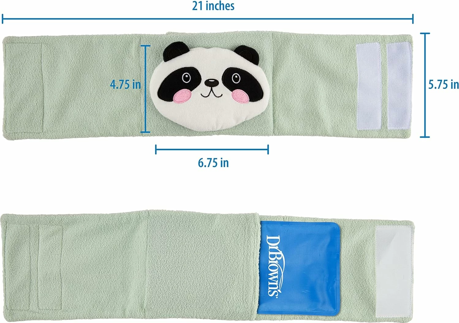 Mbështjellës ngrohës për lehtësimin e kolikës dhe gazrave, Dr. Brown’s, Panda 