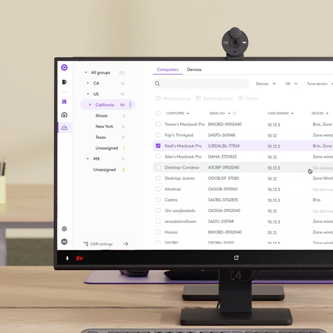 Kamerë web Logitech Brio 305, Graphite