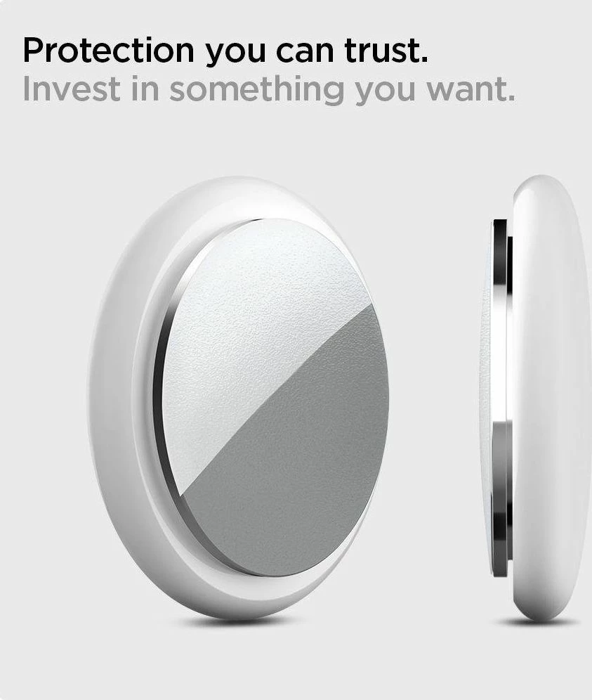 Film mbrojtës hidrogel Spigen AirSkin Shield për Apple AirTag, transparente mat, paketë 4+4