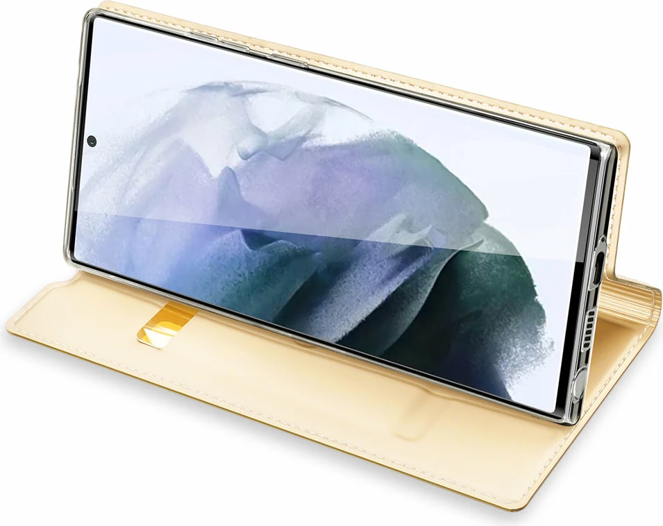 Mbështjellës Dux Ducis Skin Pro për Samsung Galaxy S22 Ultra, gold