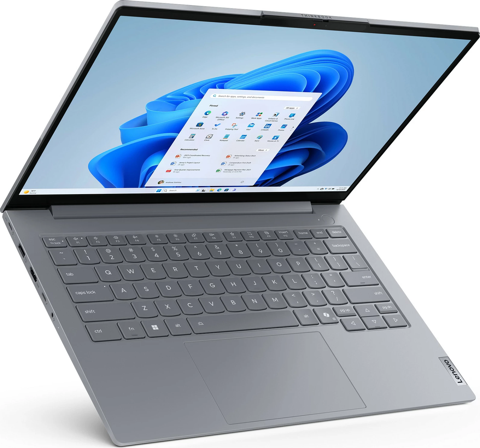 Laptop Lenovo ThinkBook 14 G8 IAL, Core Ultra 9, 16GB RAM, 512GB SSD, 14" WUXGA, Windows 11 Pro, Gri Arktik