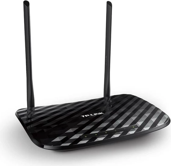 Router, TP-Link Archer C24, 480Mbps, me antena të jashtme, e zezë