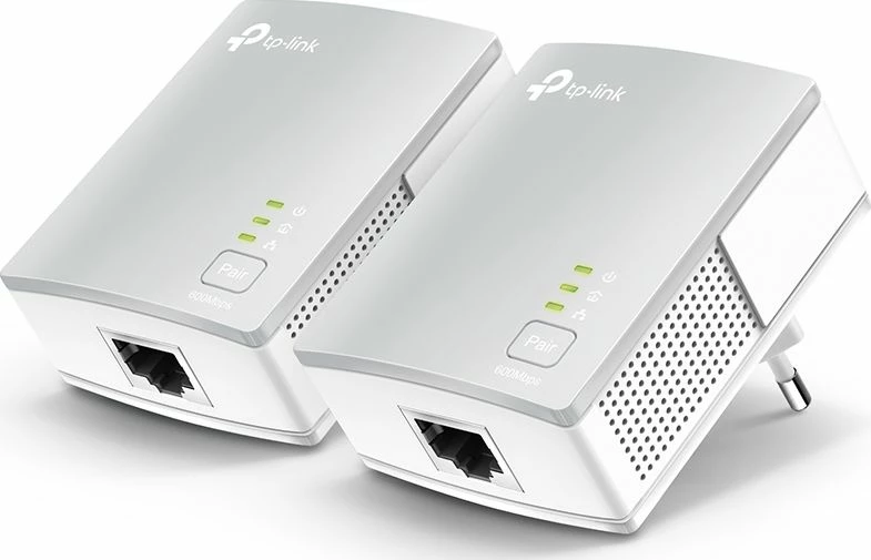 Adapter powerline TP-Link TL-PA4010KIT AV600 600 Mbps, 1x LAN, set 2 copë, ngjyrë e bardhë