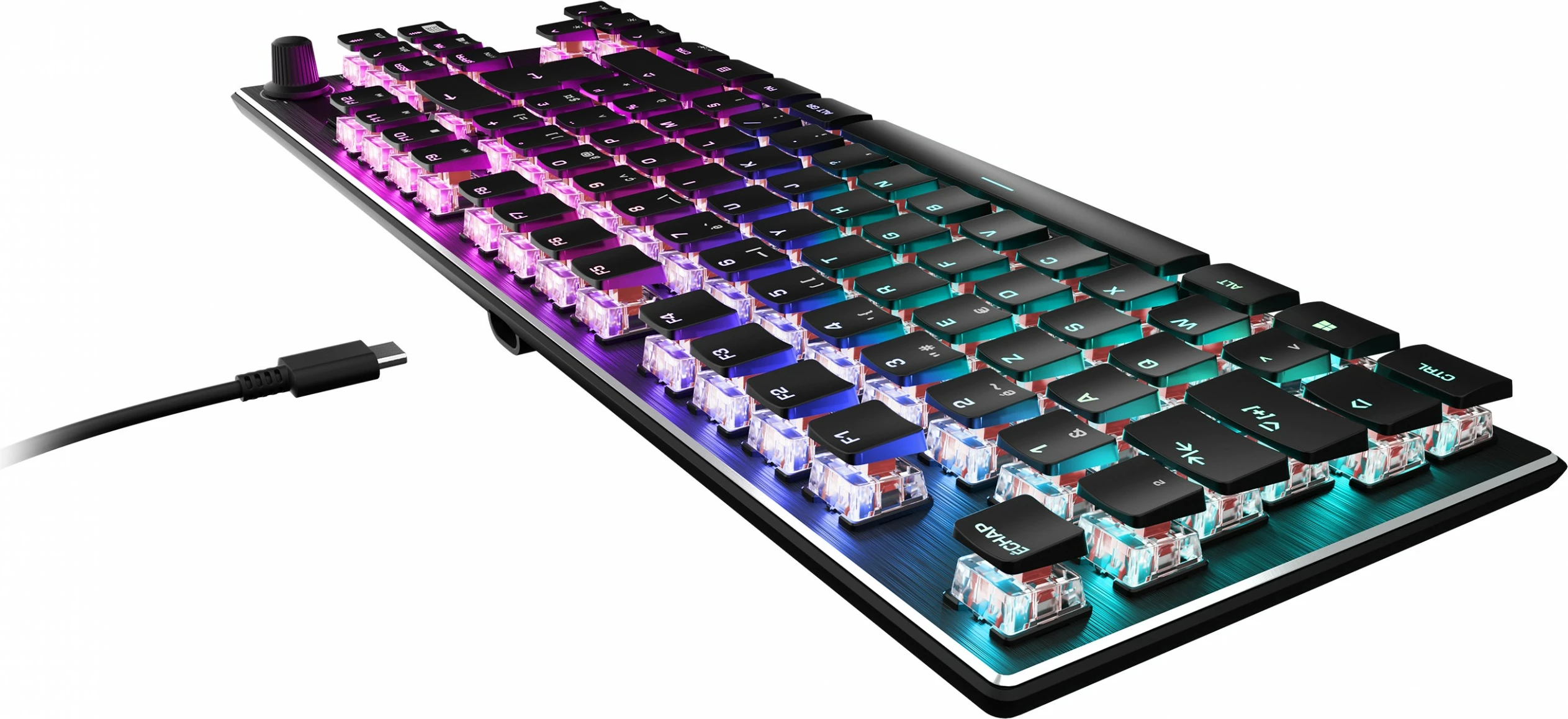 Tastierë mekanike Turtle Beach Vulcan TKL, RGB, QWERTZ, e zezë