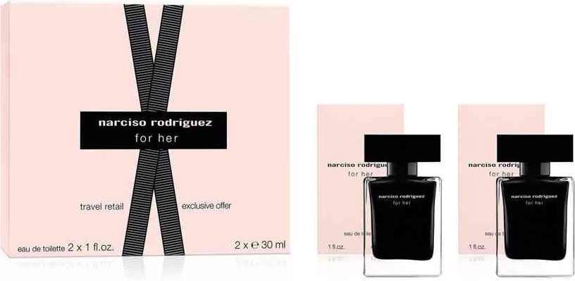 Eau de Toilette set për femra Narciso Rodriguez For Her 2x30ml