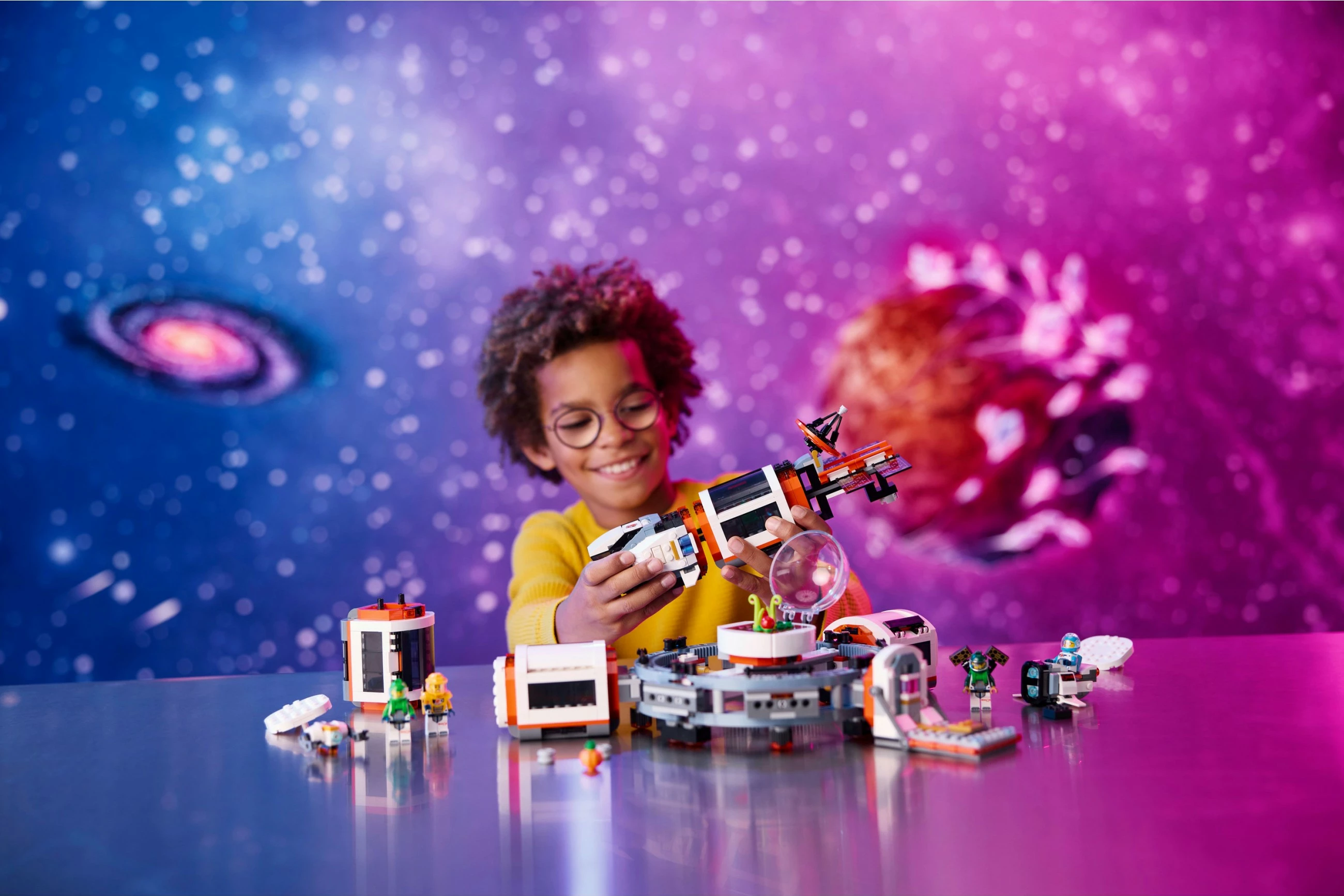 Set ndërtimi LEGO Modular Space Station 60433, 1097 pjesë, shumëngjyrësh