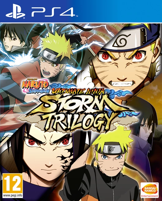 Lojë PS4 Bandai Namco Naruto Shippuden: Ultimate Ninja Storm Trilogy, koleksion 3-në-1, PEGI 12