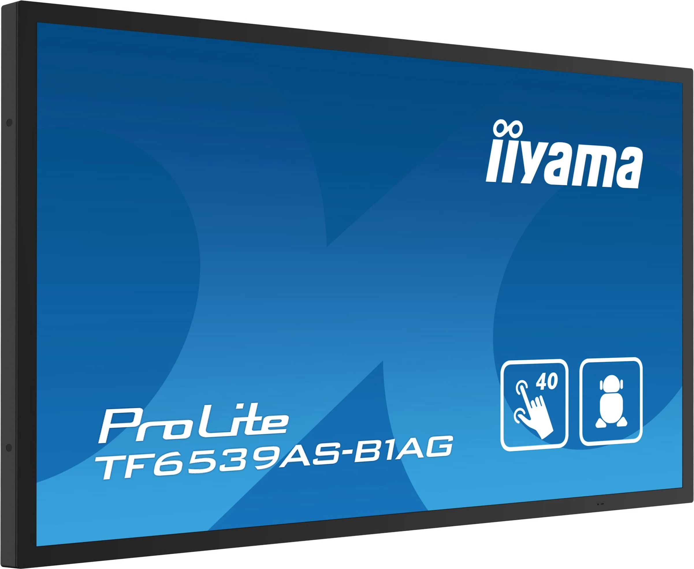 Ekran interaktiv iiyama TF6539AS-B1AG, 64.5", LED, 4K, Android OS