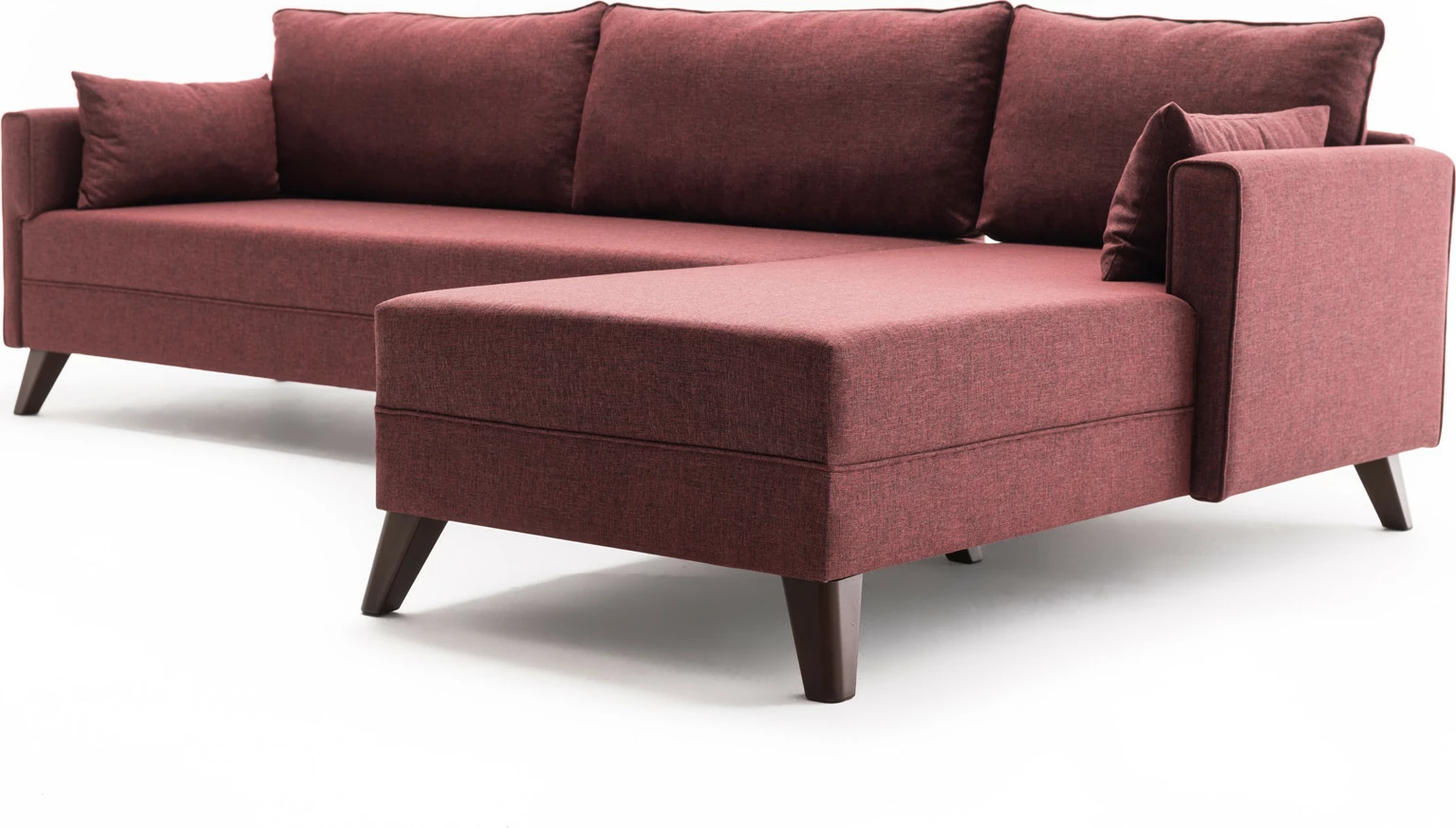 Këndare Bella, ngjyrë e kuqe e errët, kënd i djathtë