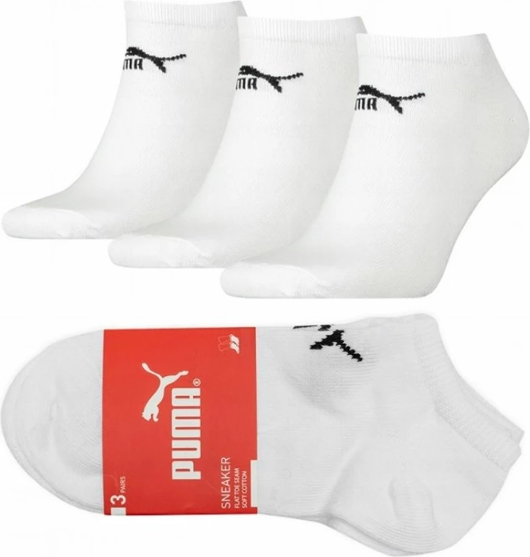 Çorape sportive Puma, të bardha