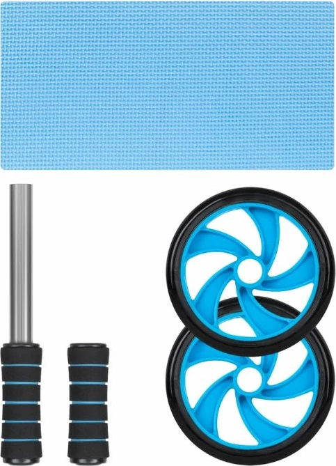 Ab roller Rebel Active Double Wheel AB-2 RBA-3061, zi/kaltër