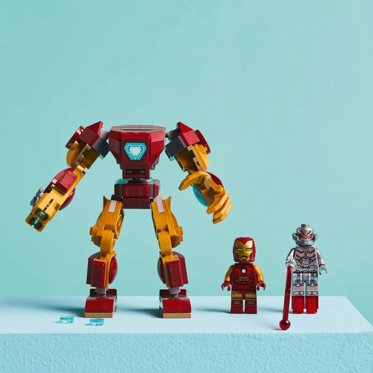 Set LEGO Marvel Super Heroes 76307 Iron Man Mech vs. Ultron, 101 pjesë, plastikë