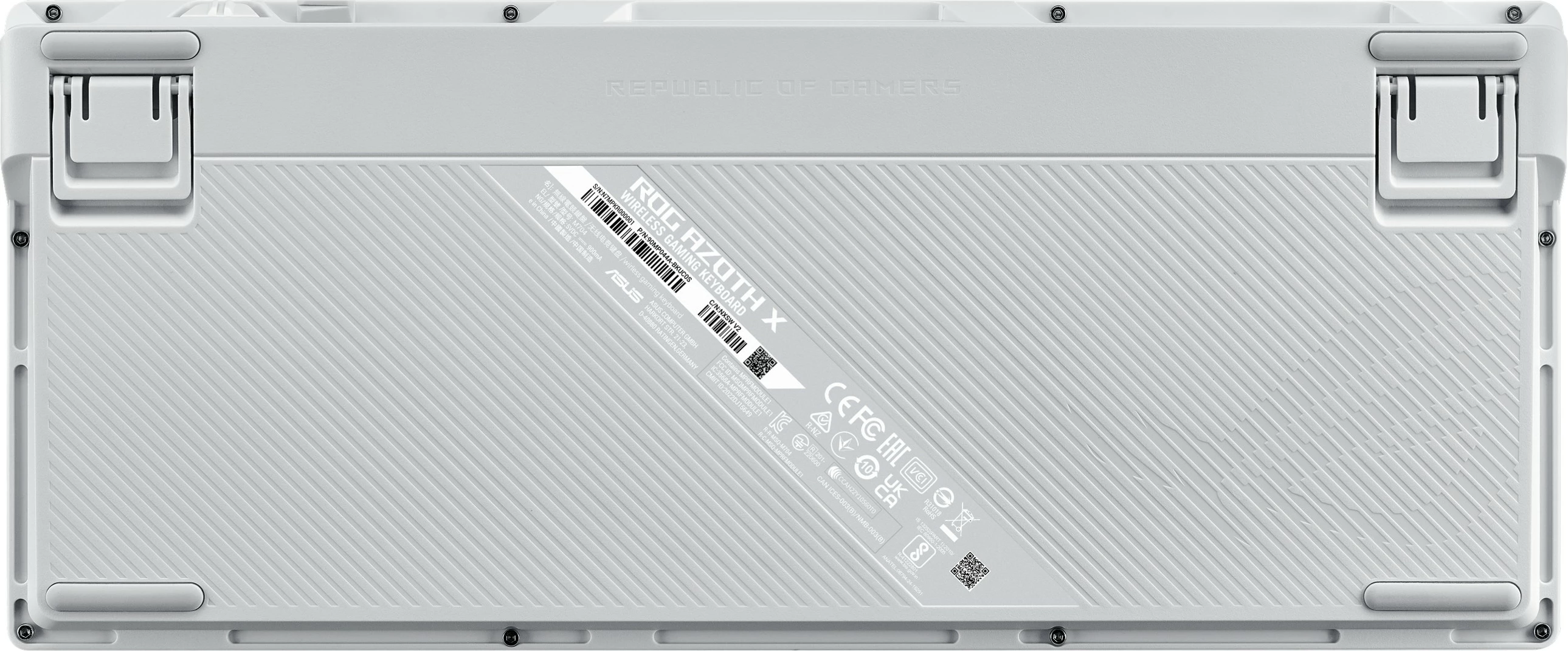 Tastaturë gaming ASUS ROG Azoth X DE, mekanike, RGB, 75%, e bardhë