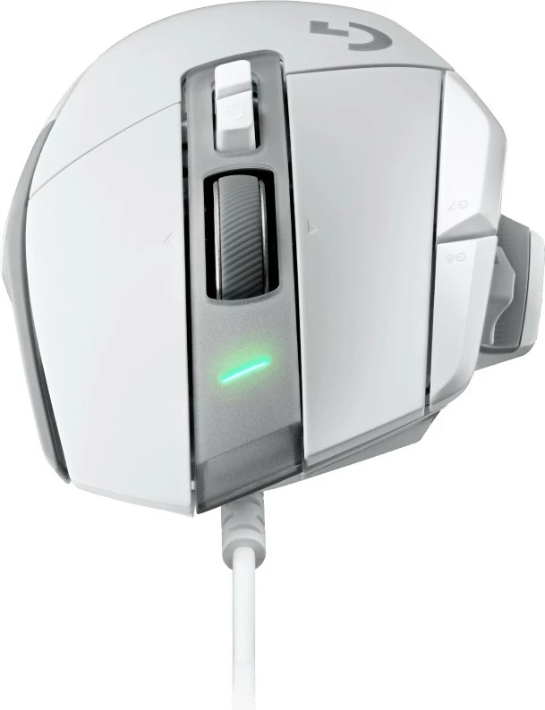 Maus gaming Logitech G502 X, USB, i bardhë