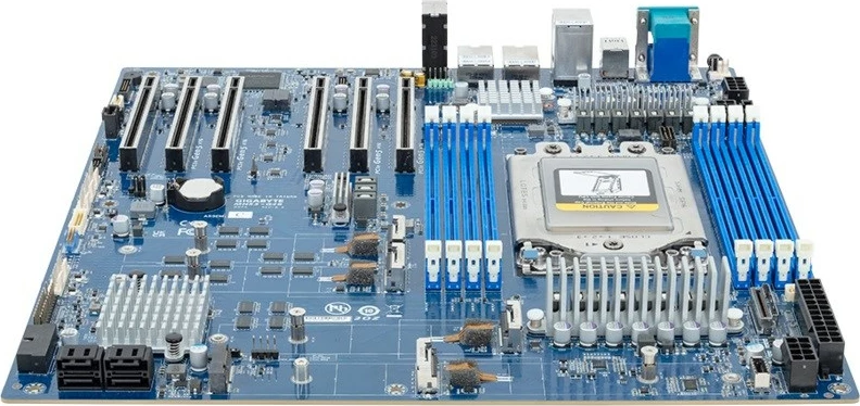 Pllakë amë Gigabyte MH53-G40, për server/workstation, AMD Ryzen Threadripper PRO WRX90, Blu