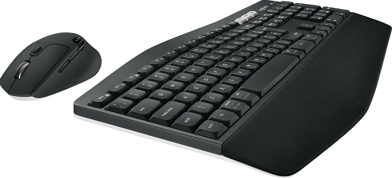 Tastierë dhe maus Logitech MK850 RF Wireless + Bluetooth, QWERTZ, e zezë
