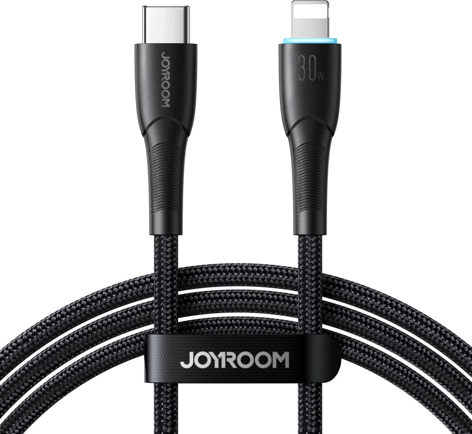 Kabllo Joyroom Starry Series SA32-CL3, USB-C në Lightning, 1m, 30W, e zezë