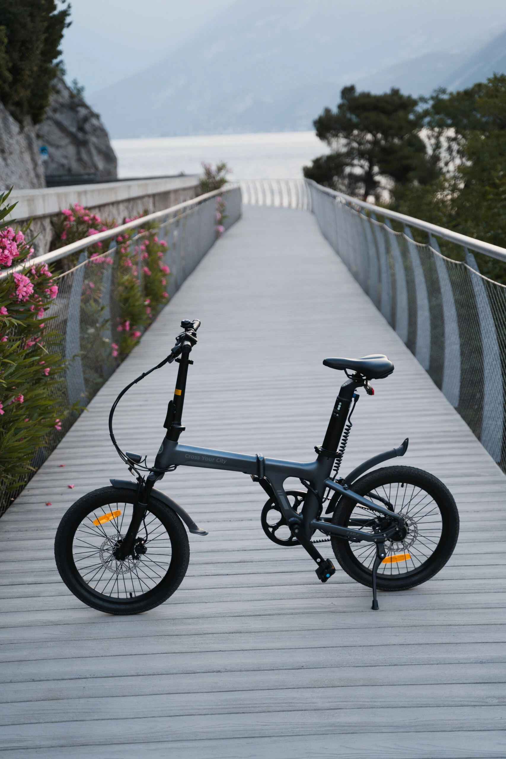 Bicikletë elektrike palosëse ADO Air 20S 250W 36V 9.6Ah deri 100km 20 inç Gri