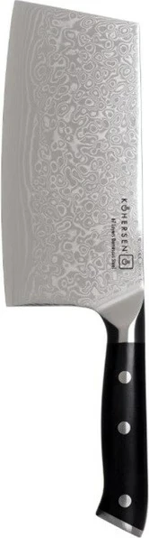 Satarë KOHERSEN Elegance, 16.5 cm, Dru Ebony, Çelik Damask