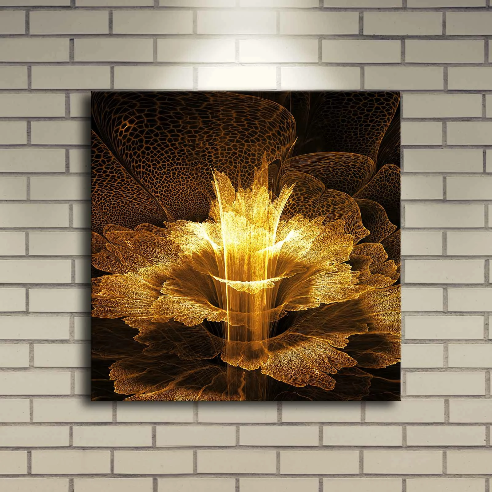 Pikturë dekorative me drita LED, Wallity, 4040DACT-6, shumëngjyrëshe, 40x40cm