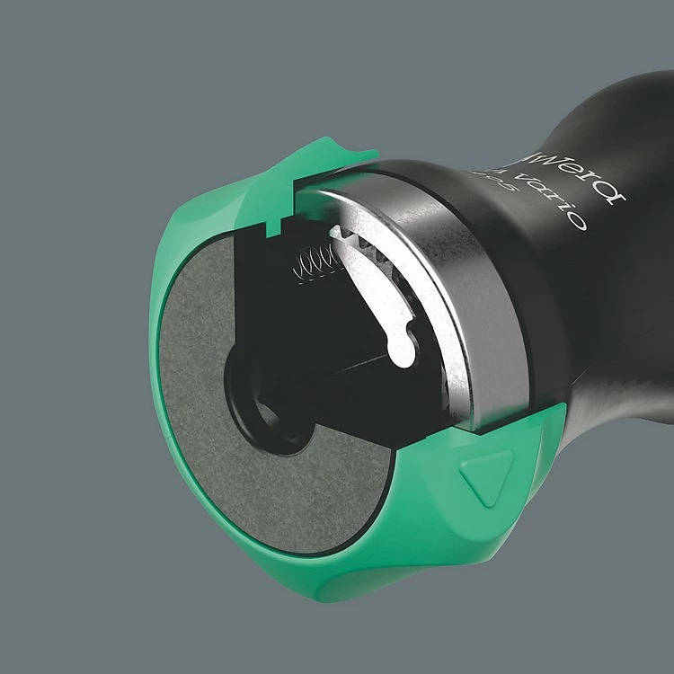 Set kaçavidash Wera Kraftform Kompakt Vario RA, 7 copë, dorezë e zezë/gjelbër