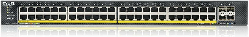Switch, Zyxel, XGS1935-52HP-EU0101F, 48x Gigabit PoE + 4x 10G SFP+ uplink, Smart Managed Lite L3, rack