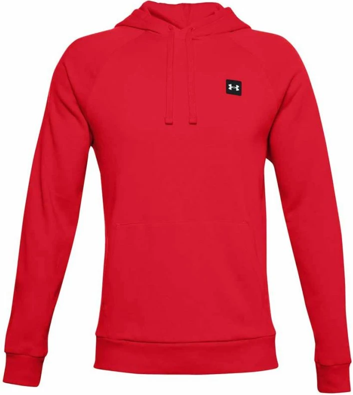 Duks me kapuç Under Armour Rival Fleece për meshkuj, ngjyrë e kuqe