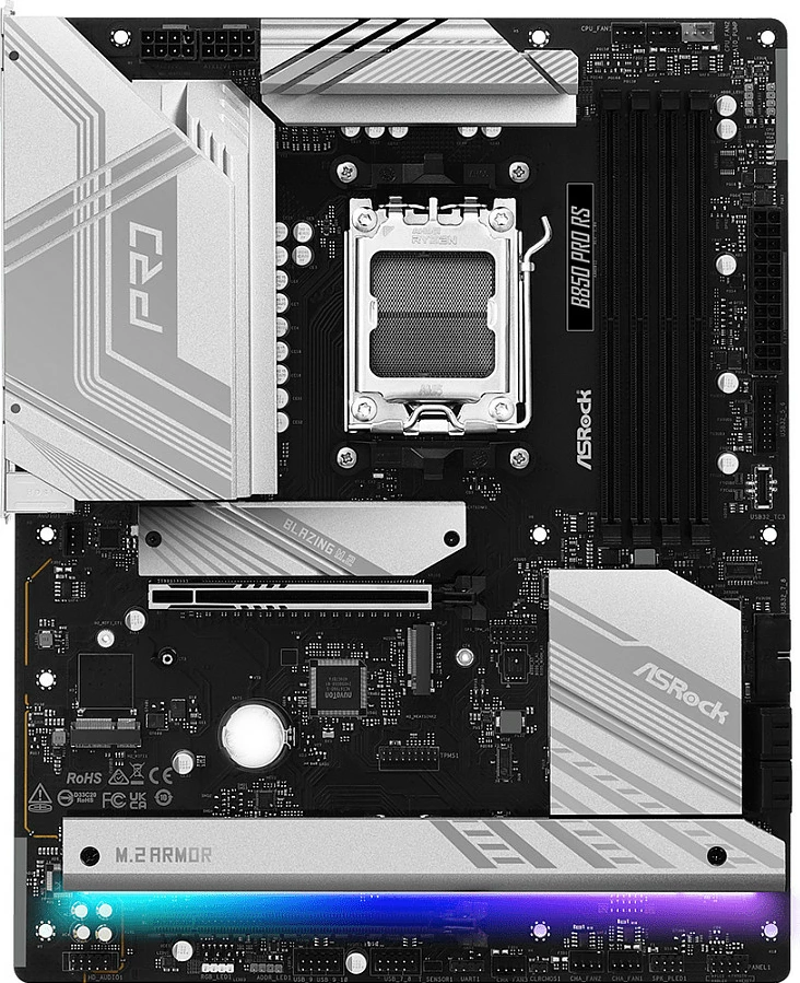Pllakë amë ASRock B850 Pro RS, Socket AM5, DDR5, ATX