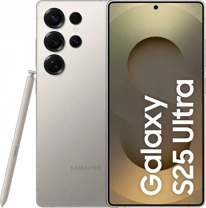 Celular Samsung Galaxy S25 Ultra, 6.9", 12+256GB, titanium gray