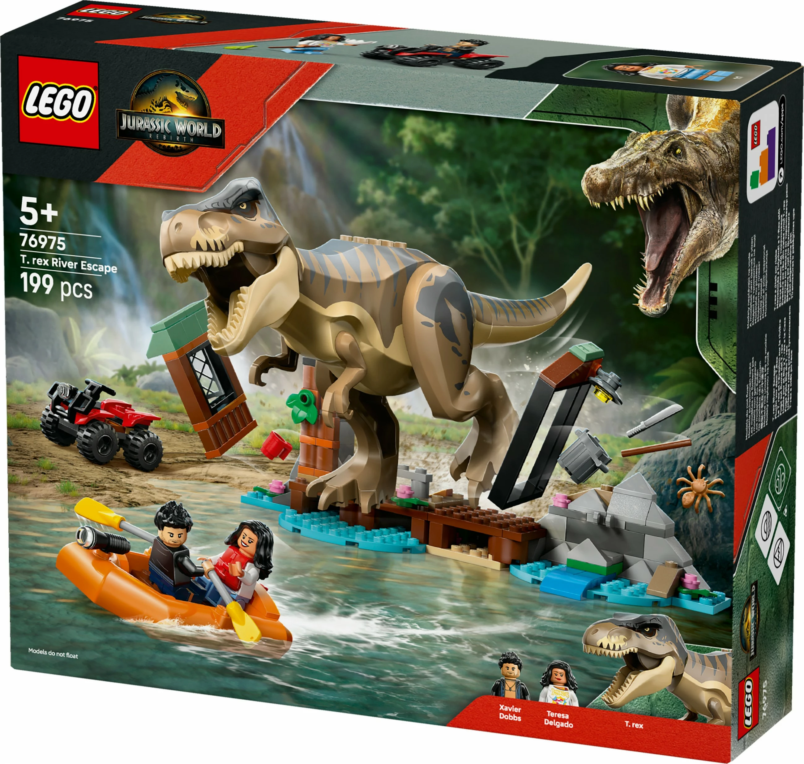 Set ndërtimi LEGO Jurassic World 76975, 199 pjesë, shumëngjyrësh