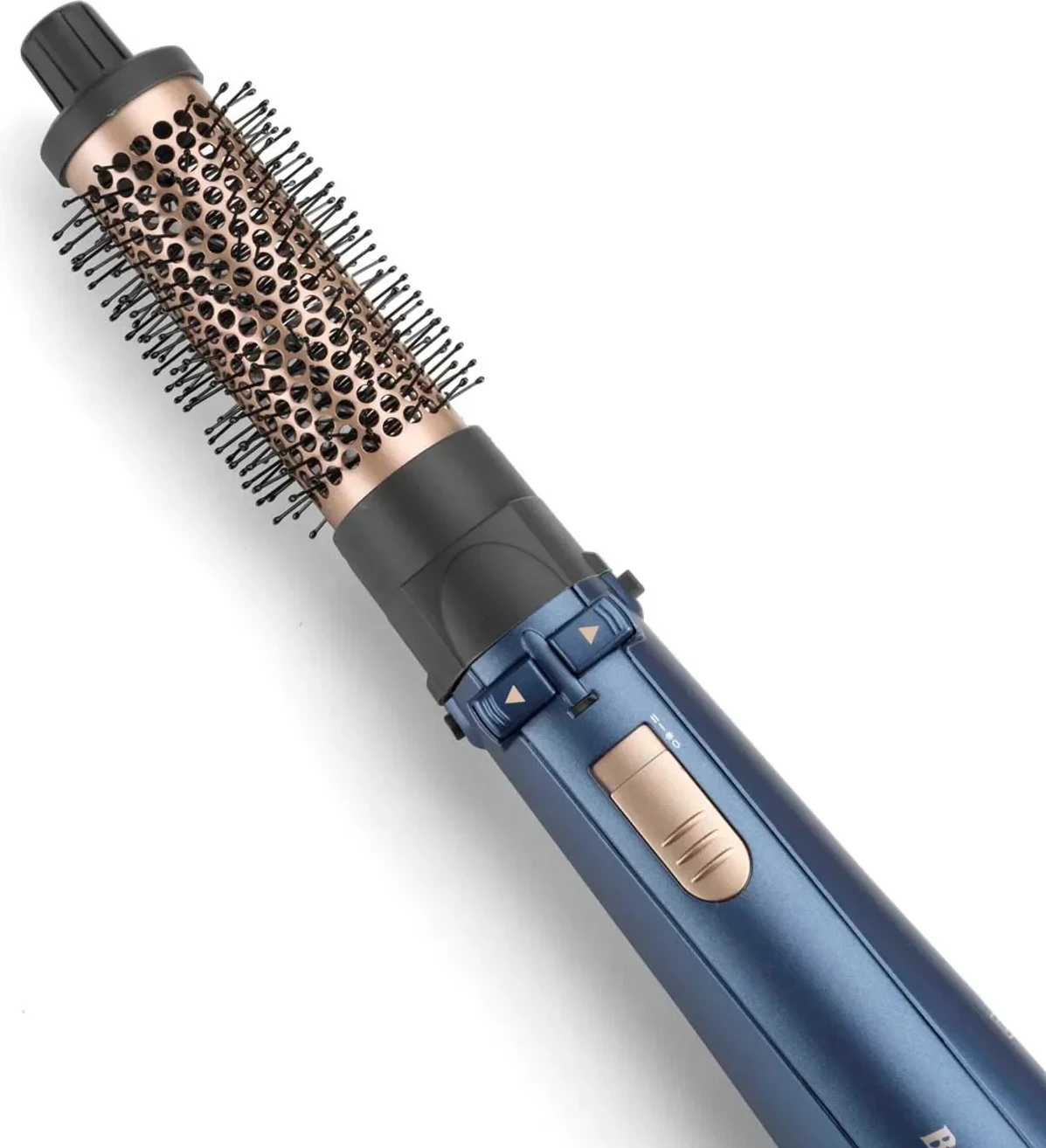 Stajler flokësh me ajër rrotullues, BaByliss AS965E, 1000W, 4 në 1, furçë 38 mm, jonizim, 2 temperatura + ajër i ftohtë, kabllo 2.2 m, blu, set me 4 koka