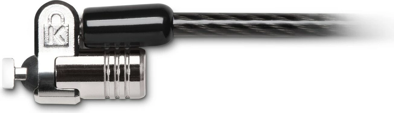 Kensington MicroSaver 2.0, Çelës, Çelik karboni, Zi, Argjendtë