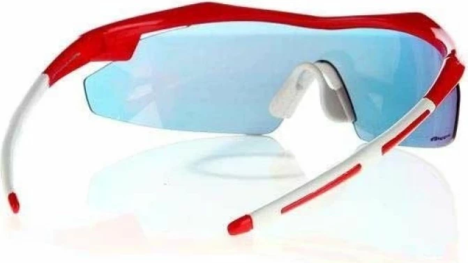Syze dielli Goggle, unisex, kuqe/bardhë