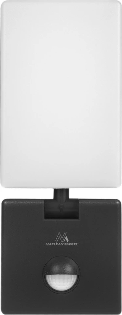 Lampë LED me sensor lëvizjeje, Maclean MCE516 B, 10W 800lm 4000K, IP65, e zezë