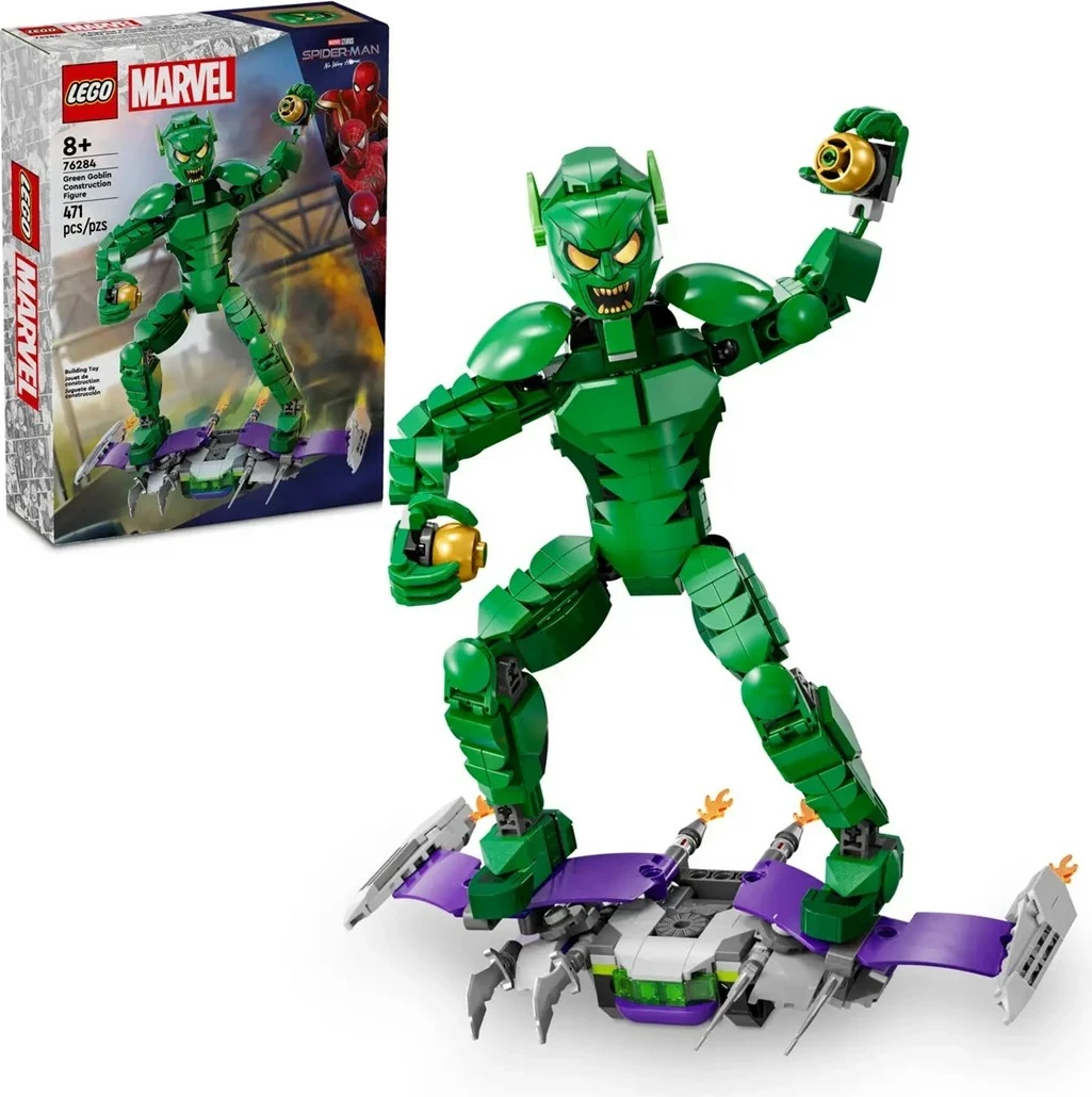 Figurë ndërtimi LEGO Marvel 76284 Green Goblin