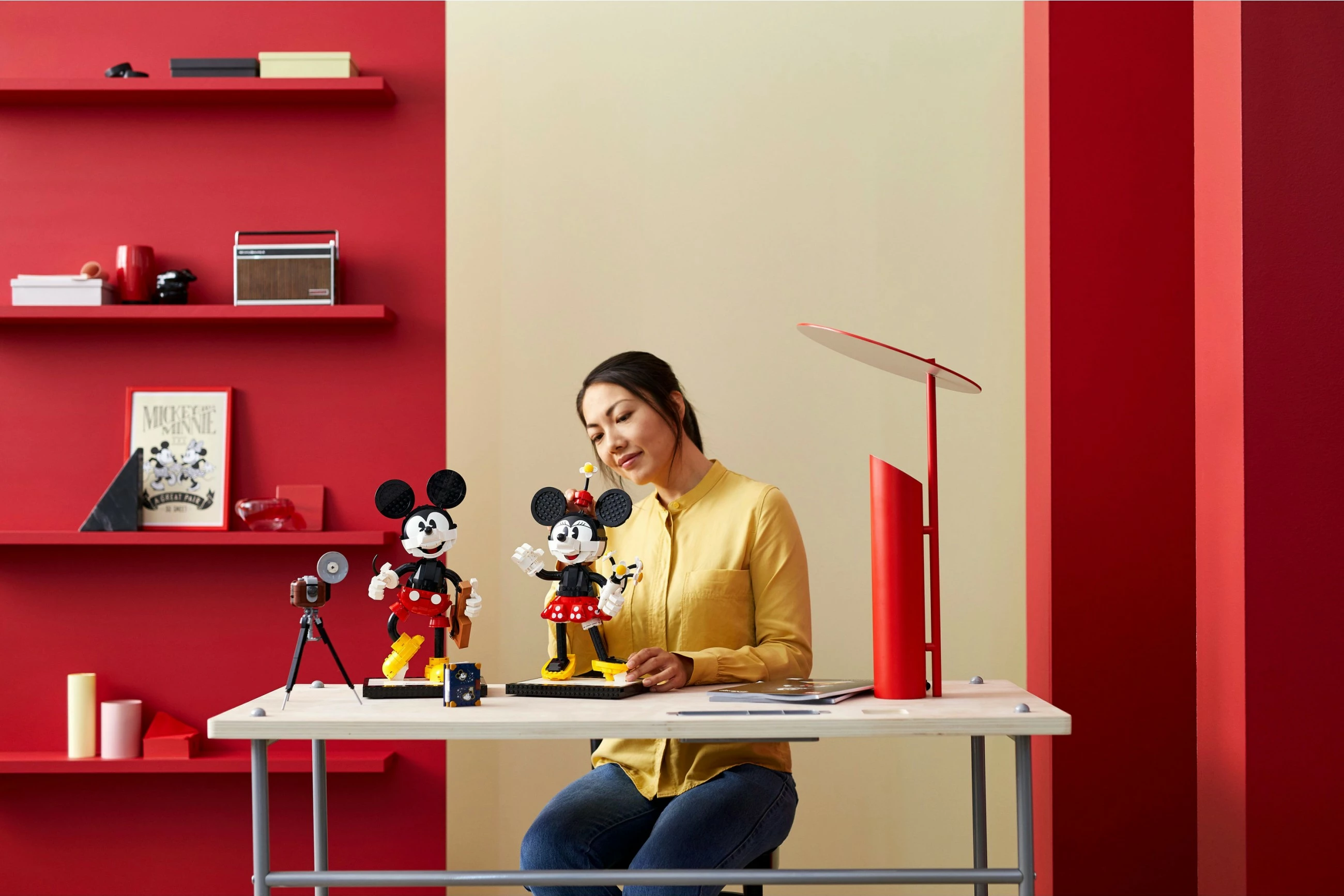 Set ndërtimi LEGO Classic Mickey Mouse & Minnie Mouse, 1739 pjesë, plastikë